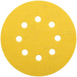 SANDING DISC 8HOLE 220GRIT 5IN