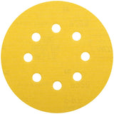 SANDING DISC 8HOLE 220GRIT 5IN