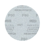 Norton MeshPower Series 68443 Sanding Disc, 5 in Dia, 80 Grit, Coarse, Ceramic Alumina Abrasive