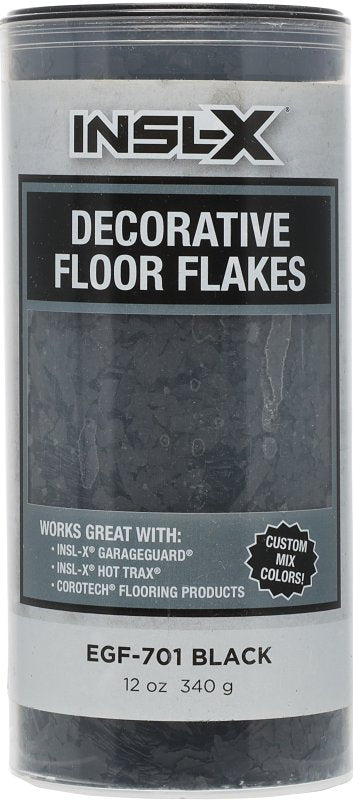 Insl-X EGF701099EA Floor Flake, Black, Pack of 6