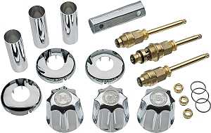 Danco 39617 Tub/Shower Remodeling Kit, Chrome, For: Gerber Faucets