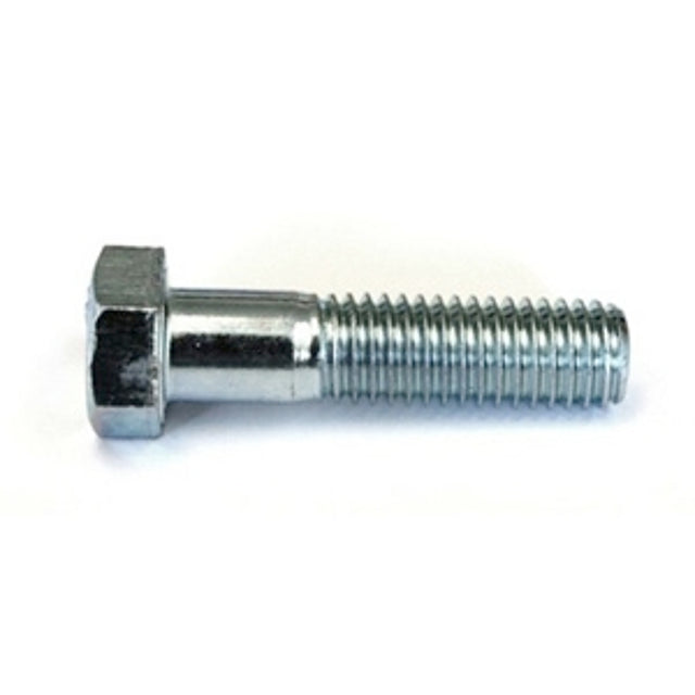 Reliable HC2Z1412B Hex Bolt, 1/4-20 Thread, 1/2 in OAL, 2 Grade, Steel, Zinc, Coarse, Partial Thread
