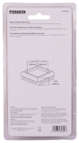 ProSource FE-50890-PS Furniture Glide, Plastic, Clear, Clear, 1-13/16 x 1-13/16 x 5/8 in Dimensions