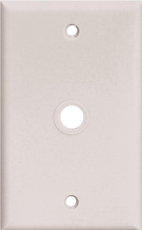 Eaton Wiring Devices PJ11 PJ11W Wallplate, 4-1/2 in L, 2-3/4 in W, 1 -Gang, Polycarbonate, White, High-Gloss