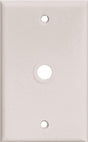 Eaton Wiring Devices PJ11 PJ11W Wallplate, 4-1/2 in L, 2-3/4 in W, 1 -Gang, Polycarbonate, White, High-Gloss