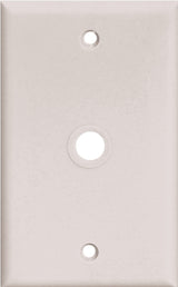 Eaton Wiring Devices PJ11 PJ11W Wallplate, 4-1/2 in L, 2-3/4 in W, 1 -Gang, Polycarbonate, White, High-Gloss