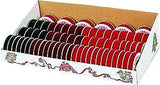 Holidaytrims 7412 Ribbon Velvet Assortment, Red