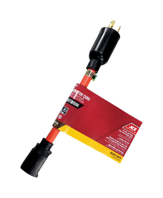 Leviton Commercial Armored Ground/Straight Blade Plug 5-15P 18-12 AWG 2 Pole 3 Wire