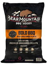 Bear Mountain Craft Blends FK91 Bold BBQ Pellet, 20 in L, Hardwood, 20 lb Bag