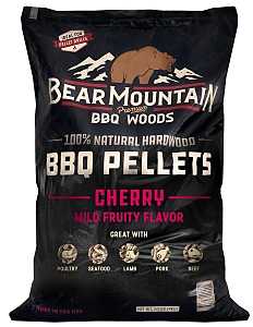 Bear Mountain FK13 Series BBQ Pellet, Cherry, 20 in L, Hardwood, 20 lb Bag