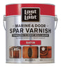 Last n Last 94101 Marine and Door Spar Varnish, Satin, Amber, Liquid, 1 gal, Pack of 2