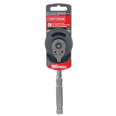 Craftsman Overdrive 1/4 in. drive Pear Head Ratchet 180 teeth