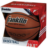 Franklin Sports 32050 Basketball, 29-1/2 in Dia, Black/Tan