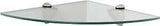 Knape & Vogt KT-0134-1212SN Corner Shelf Kit, 25 lb Capacity, 1-Shelf, 12 in OAW, 12 in OAD, 2-1/4 in OAH
