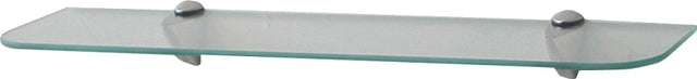 Knape & Vogt KT-0134-624SN Straight Decorative Shelf Kit, 25 lb, 6 in OAW, 24 in OAH, Satin Nickel