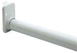 Knape & Vogt Adjustable Closet Rod, Wall/Cabinet Mounting, Steel, White