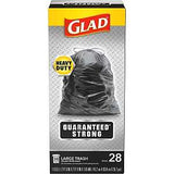 BAG TRASH HD DRWSTRN BLK L 30G