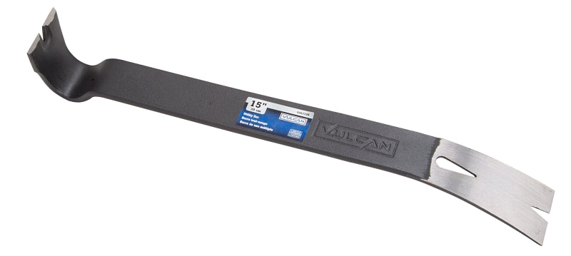 Vulcan TC031-3 Utility Bar, 15 in L, V-Shape Tip, 1.75 in Tip, Steel, 1.375 in W