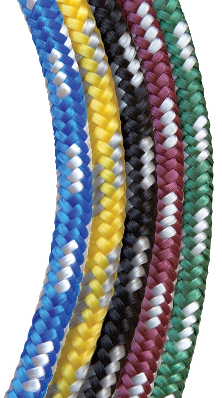 Baron 54027 Rope, 5/8 in Dia, 100 ft L, 355 lb Working Load, Polypropylene, Assorted Colors