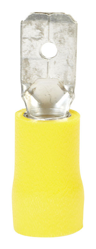 Ace 12-10 AWG AWG Insulated Wire Male Disconnect Yellow 8 pk