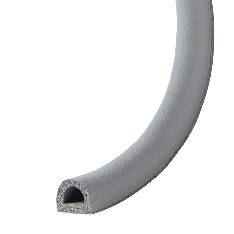 Frost King V25GA Weatherseal, 5/16 in W, 17 ft L, EPDM Rubber, Gray