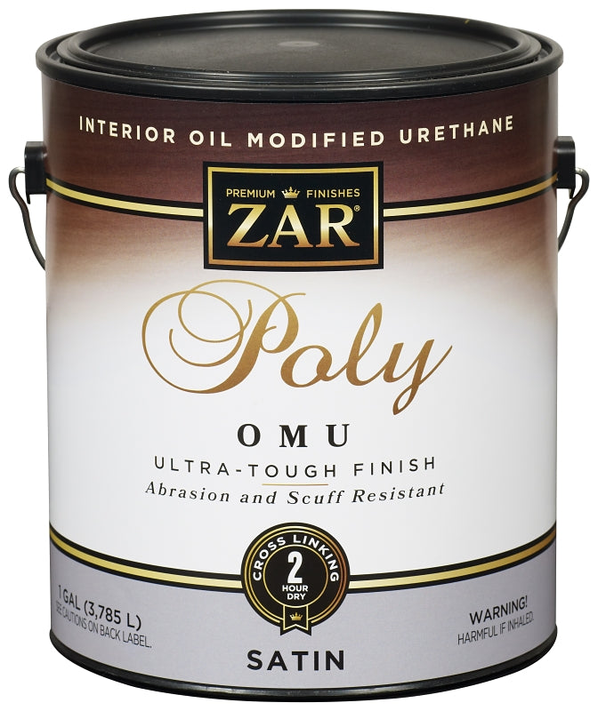 ZAR 36213 Polyurethane, Liquid, Milky Clear, 1 gal, Can, Pack of 2