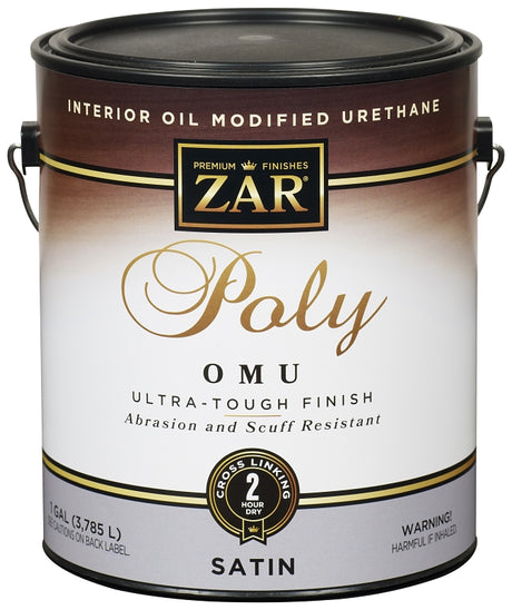 ZAR 36213 Polyurethane, Liquid, Milky Clear, 1 gal, Can, Pack of 2
