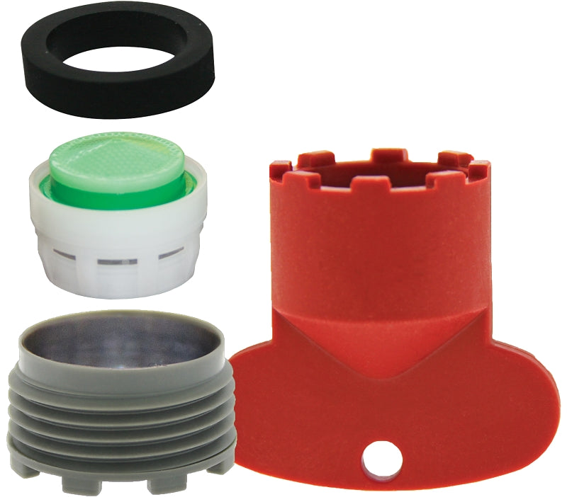 Plumb Pak PP800-224LF Faucet Aerator, M21.5 x 1.5, Plastic, 1.5 gpm