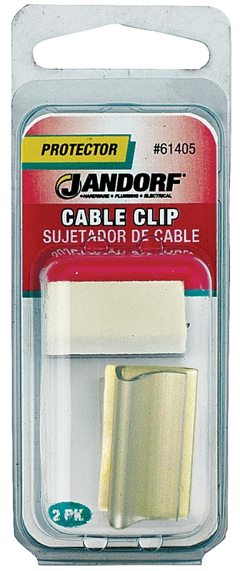 Jandorf 61405 Clip, Clamping Range: 1 in, PVC, Clear