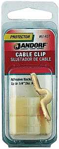 Jandorf 61407 Cable Clip, Nylon, Natural