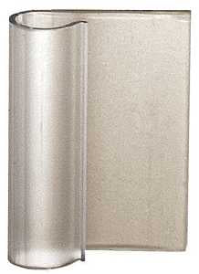 Jandorf 61413 J-Shape Cable Clip, Clamping Range: 5/16 in, PVC, Clear