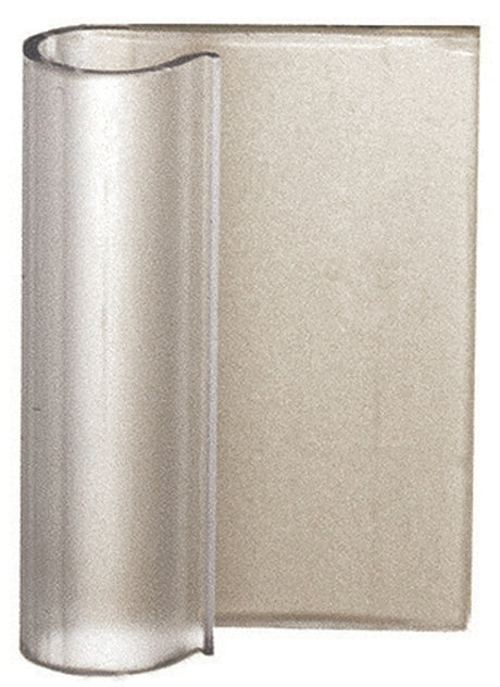 Jandorf 61413 J-Shape Cable Clip, Clamping Range: 5/16 in, PVC, Clear