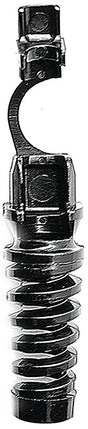Jandorf 61418 Cord Protector Spring, For: 14/2, 16/2 and 16/3 ga Wires, Nylon, Black