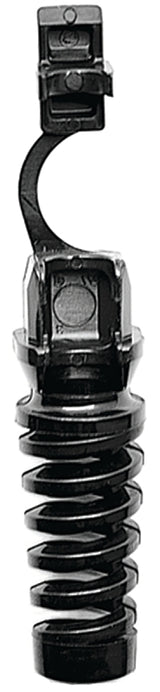 Jandorf 61420 Cord Protector Spring, For: 18/2 ga Wire, Nylon, Black