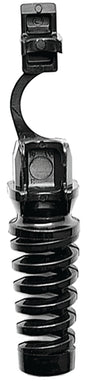 Jandorf 61420 Cord Protector Spring, For: 18/2 ga Wire, Nylon, Black
