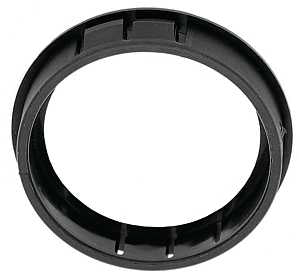 Jandorf 61436 Conduit Bushing, Nylon, Black, 1-5/8 in Dia Panel Hole, 0.453 in Thick Panel