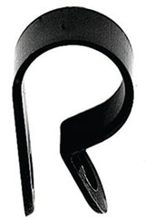 Jandorf 61448 Cable Clamp, 1/2 in Max Bundle Dia, 3/8 in W, Nylon, Black