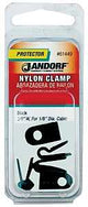 Jandorf 61449 Cable Clamp, 1/8 in Max Bundle Dia, 3/8 in W, Nylon, Black