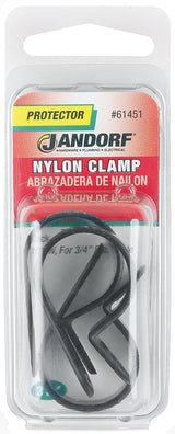 Jandorf 61451 Cable Clamp, 3/4 in Max Bundle Dia, 1/2 in W, Nylon, Black