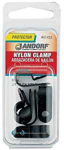 Jandorf 61453 Cable Clamp, 3/8 in Max Bundle Dia, 3/8 in W, Nylon, Black