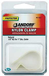 Jandorf 61460 Cable Clamp, 1 in Max Bundle Dia, 1/2 in W, Nylon, Natural