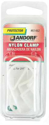 Jandorf 61462 Cable Clamp, 3/4 in Max Bundle Dia, 1/2 in W, Nylon, Natural