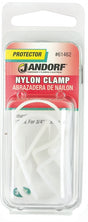 Jandorf 61462 Cable Clamp, 3/4 in Max Bundle Dia, 1/2 in W, Nylon, Natural