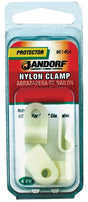 Jandorf 61464 Cable Clamp, 3/16 in Max Bundle Dia, 1/2 in W, Nylon, Natural