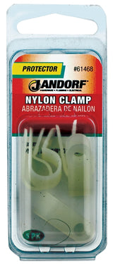 Jandorf 61468 Cable Clamp, 3/8 in Max Bundle Dia, 3/8 in W, Nylon, Natural