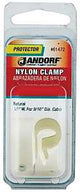 Jandorf 61472 Cable Clamp, 9/16 in Max Bundle Dia, 1/2 in W, Nylon, Natural