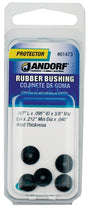 Jandorf 61473 Conduit Bushing, 0.095 in Dia Cable, Rubber, Black, 0.04 in Thick Panel