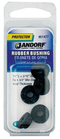 Jandorf 61477 Conduit Bushing, 3/16 in Dia Cable, Rubber, Black, 3/16 in Thick Panel