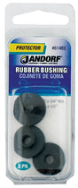 Jandorf 61483 Conduit Bushing, 7/32 in Dia Cable, Rubber, Black, 3/16 in Thick Panel