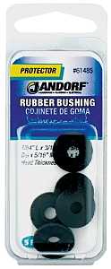 Jandorf 61485 Conduit Bushing, 3/16 in Dia Cable, Rubber, Black, 1/16 in Thick Panel
